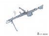 E.T. Model P06-001 WWII German Mg42 Machine Gun & Ammo Box (3D Printed) 1/6